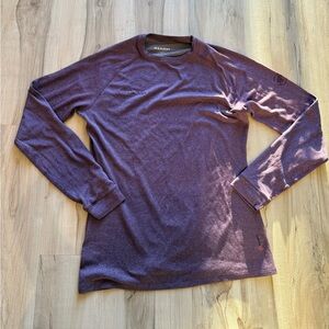 Mammut polartec Heathered Purple Long Sleeve Shirt